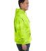 Tie-Dye CD877 Adult 8.5 oz. d Pullover Hood in Spider lime side view