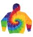 Tie-Dye CD877 Adult 8.5 oz. d Pullover Hood in Prism front view