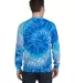 Tie-Dye CD2000 Adult 5.4 oz. 100% Cotton Long-Slee in Blue jerry back view