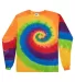 Tie-Dye CD2000 Adult 5.4 oz. 100% Cotton Long-Slee in Prism front view