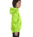 Tie-Dye CD877Y Youth 8.5 oz Pullover Hooded Sweats in Spider lime side view