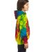 Tie-Dye CD877Y Youth 8.5 oz Pullover Hooded Sweats in Reactive rainbow side view