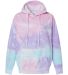 Tie-Dye CD877Y Youth 8.5 oz Pullover Hooded Sweats in Cotton candy front view