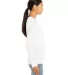 BELLA 6450 Womens Long Sleeve Missy T-Shirt WHITE side view
