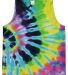 Tie-Dye CD3500 Adult 5.4 oz. 100% Cotton Tank Top in Flashback front view