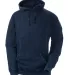 Tie-Dye CD8300 Adult Mineral Dye Pullover Hoodie in Mineral navy front view