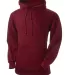 Tie-Dye CD8300 Adult Mineral Dye Pullover Hoodie in Mineral red front view