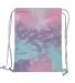 Tie-Dye CD9500 Swirl d Sport Cinch Backpack in Cotton candy front view