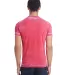 Tie-Dye 1350 Adult Acid Wash T-Shirt in Ruby back view