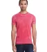 Tie-Dye 1350 Adult Acid Wash T-Shirt in Ruby front view