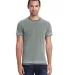 Tie-Dye 1350 Adult Acid Wash T-Shirt in Olive front view