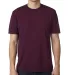 Tie-Dye 1350 Adult Acid Wash T-Shirt in Burgundy front view