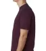 Tie-Dye 1350 Adult Acid Wash T-Shirt in Burgundy side view