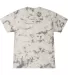 Tie-Dye 1390 Crystal Wash T-Shirt in Silver front view