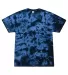 Tie-Dye 1390 Crystal Wash T-Shirt in Cryst clumb/ nvy front view