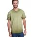Tie-Dye CD1310 Adult Oil Wash T-Shirt GREEN front view