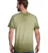 Tie-Dye CD1310 Adult Oil Wash T-Shirt GREEN back view