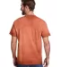 Tie-Dye CD1310 Adult Oil Wash T-Shirt ORANGE back view