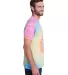 Tie-Dye CD1090 Adult Burnout Festival T-Shirt in Pastel side view