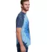Tie-Dye CD1090 Adult Burnout Festival T-Shirt in Sea side view