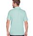 UltraClub UC102 Men's Cavalry Twill Performance Po in White/ jade back view
