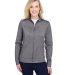 UltraClub UC400W Ladies' Navigator Heather Perform CHARCOAL HEATHER front view