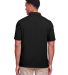 UltraClub UC105 Men's Lakeshore Stretch Cotton Per in Black back view