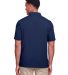 UltraClub UC105 Men's Lakeshore Stretch Cotton Per in Navy back view