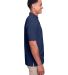 UltraClub UC105 Men's Lakeshore Stretch Cotton Per in Navy side view