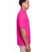 UltraClub UC105 Men's Lakeshore Stretch Cotton Per in Heliconia side view