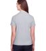 UltraClub UC105W Ladies' Lakeshore Stretch Cotton  in Heather grey back view