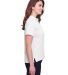 UltraClub UC105W Ladies' Lakeshore Stretch Cotton  in White side view