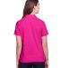 UltraClub UC105W Ladies' Lakeshore Stretch Cotton  in Heliconia back view
