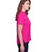 UltraClub UC105W Ladies' Lakeshore Stretch Cotton  in Heliconia side view
