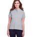 UltraClub UC105W Ladies' Lakeshore Stretch Cotton  in Heather grey front view