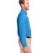 UltraClub UC500 Men's Bradley Performance Woven Sh in Pacific blue side view