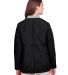 UltraClub UC708W Ladies' Dawson Quilted Hacking Ja in Black back view