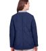 UltraClub UC708W Ladies' Dawson Quilted Hacking Ja in Navy back view