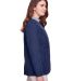 UltraClub UC708W Ladies' Dawson Quilted Hacking Ja in Navy side view