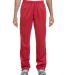 Harriton M391 Men's Tricot Track Pants RED front view