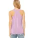 BELLA 8800 Womens Racerback Tank Top in Lilac back view