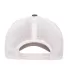 Yupoong-Flex Fit 110M 110® Mesh-Back Cap in Charcoal/ white back view
