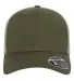 Yupoong-Flex Fit 110M 110® Mesh-Back Cap in Olive/ khaki front view