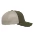 Yupoong-Flex Fit 110M 110® Mesh-Back Cap in Olive/ khaki side view