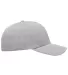 Yupoong-Flex Fit 6350 Heatherlight Mélange Cap in Silver side view