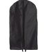 Liberty Bags 9007 Gusseted Garment Bag BLACK front view