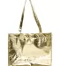 Liberty Bags A134M Metallic Large Tote GOLD back view