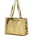 Liberty Bags A134M Metallic Large Tote GOLD side view