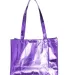 Liberty Bags A134M Metallic Large Tote PURPLE front view