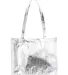 Liberty Bags A134M Metallic Large Tote SILVER front view